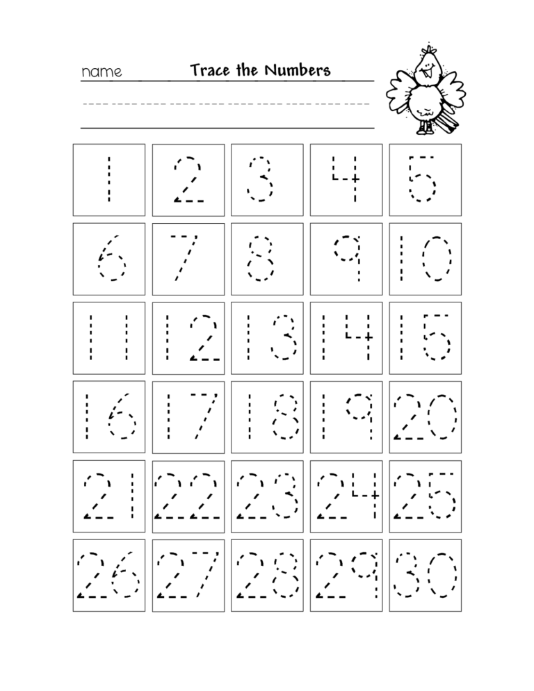 20 40 Number Tracing Worksheet Name Tracing Generator Free