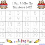 26 KINDERGARTEN WORKSHEETS NUMBERS TO 30