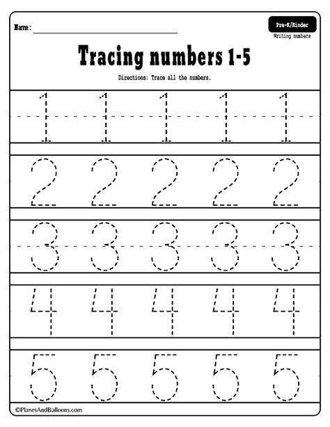 Bermulanya Di Sini Number Tracing