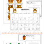 Childcareland Blog November Number Tracing Calendar And Numbers Kids