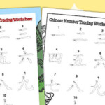 Chinese Numbers Tracing Worksheet Chinese Numbers Worksheet