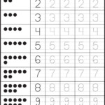 Dexterity Practice Tracing Numbers 5 9 Tracing Worksheets Numbers And