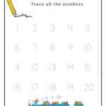 Dotted Numbers For Tracing Printable And Online Worksheets Pack