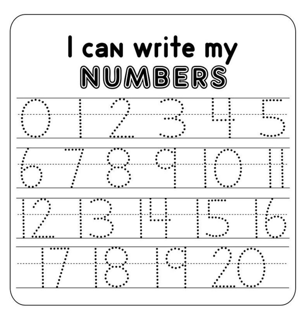 Dry Erase Number Trace Learn To Write Your Numbers 0 20 SVG Etsy In 