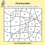 Free Color By Letter Worksheets For Preschool Letter Printables