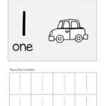 Free Number 1 Worksheet For Pre k Level Practice To Trace Number 1