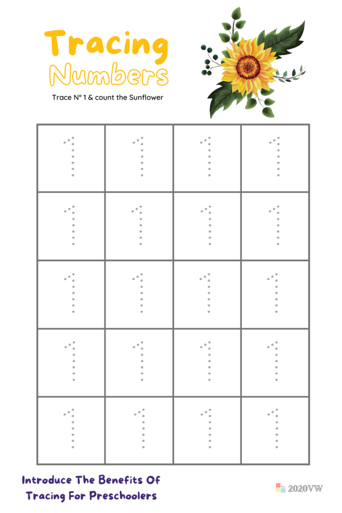 Benefits Of Tracing Numbers For Preschoolers Printable Tracing Numbers