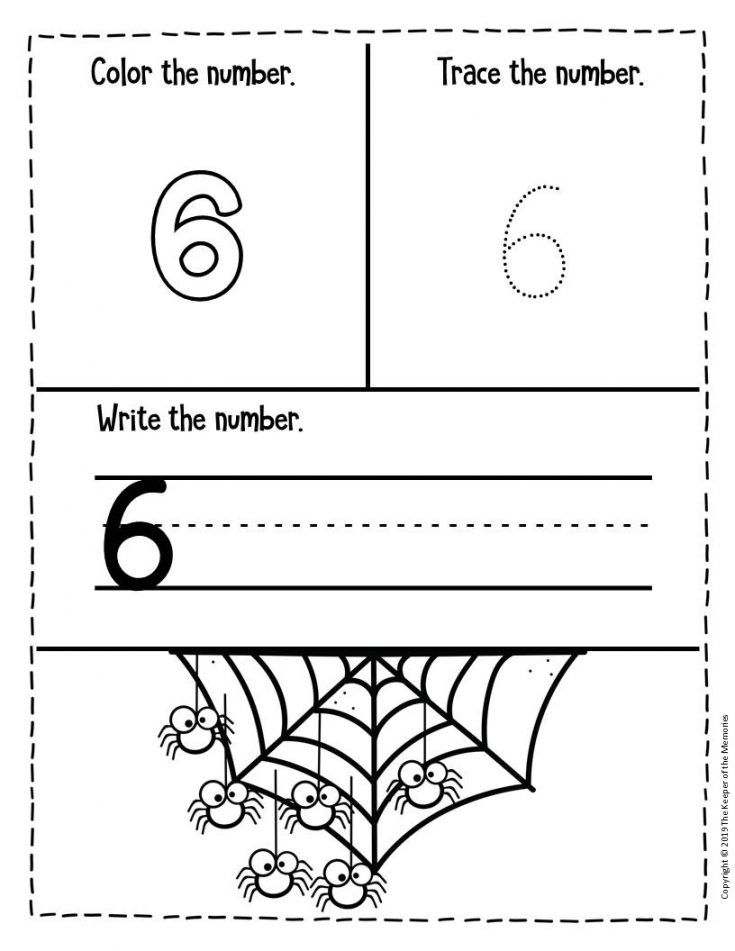 Free Printable Numbers Halloween Preschool Worksheets Halloween 