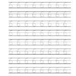 Free Printable Tracing Number 6 Worksheets Printable Preschool