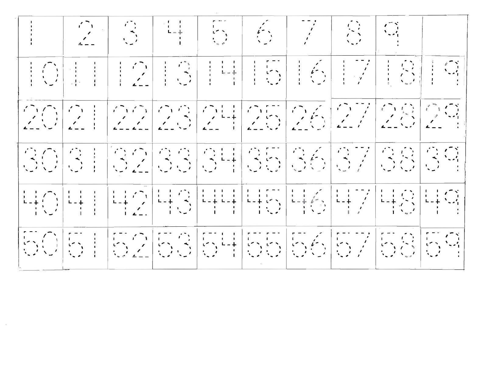 Free Printable Tracing Numbers 1 50 Worksheets Name Tracing Generator 