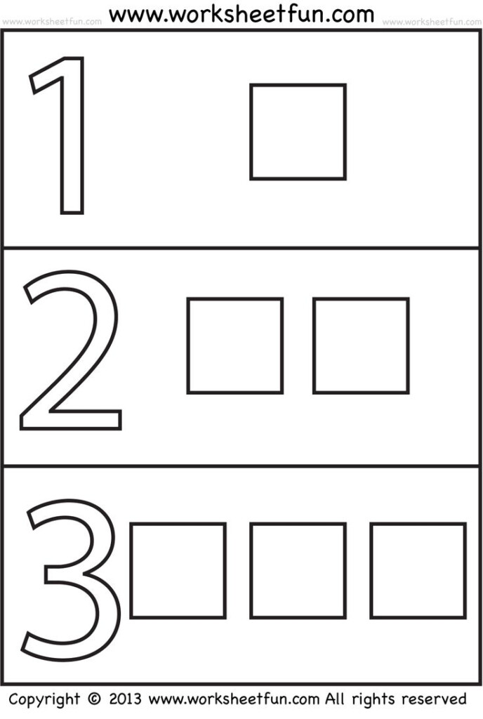 Free Printable Worksheets Preschool Number Worksheets Worksheets Free