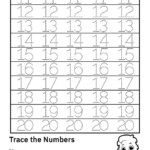 Free Trace The Numbers 11 20 Worksheets For Kids