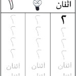 Free Tracing Arabic Numbers 1 20 Worksheets Pdf Belarabyapps Best