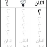 Free Tracing Arabic Numbers 1 20 Worksheets PDF Belarabyapps In 2020