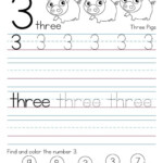 Free Tracing Numbers Worksheets 1 20 With Farm Animals Mrs Merry