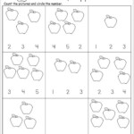 How Many Apples Free Kindergarten Numbers Worksheet 0 5 Made By