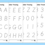 Letters Numbers And Shapes Tracing Worksheets Teacher Made