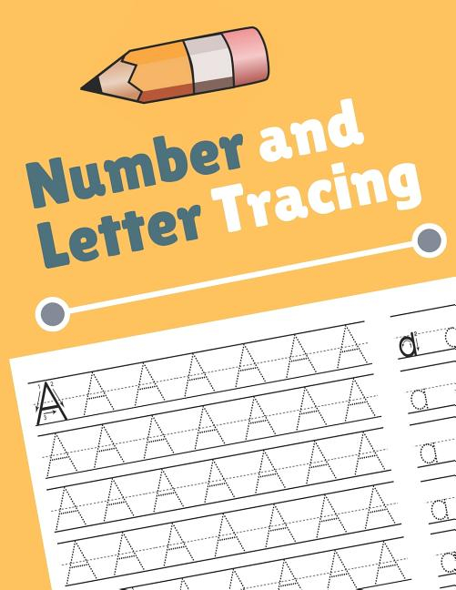 Number And Letter Tracing Alphabet And Number Tracing Books Workbook