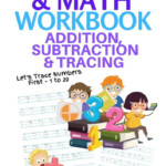 Number And Math Workbook Addition Subtraction And Tracing Basic Math