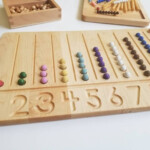 Number Counting Board Number Tracing Board Montessori Counting