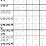 Number Tracing 1 Worksheet FREE Printable Worksheets Worksheetfun