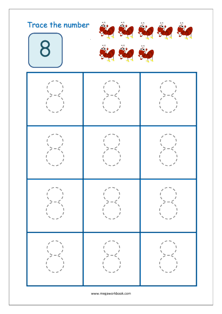 Number Tracing Tracing Numbers Number Tracing Worksheets Tracing 