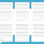 Number Tracing Worksheet 1 20 And 30 40 50 60 70 80 90 100 Etsy