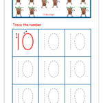 Number Tracing Worksheet 5 10 Name Tracing Generator Free