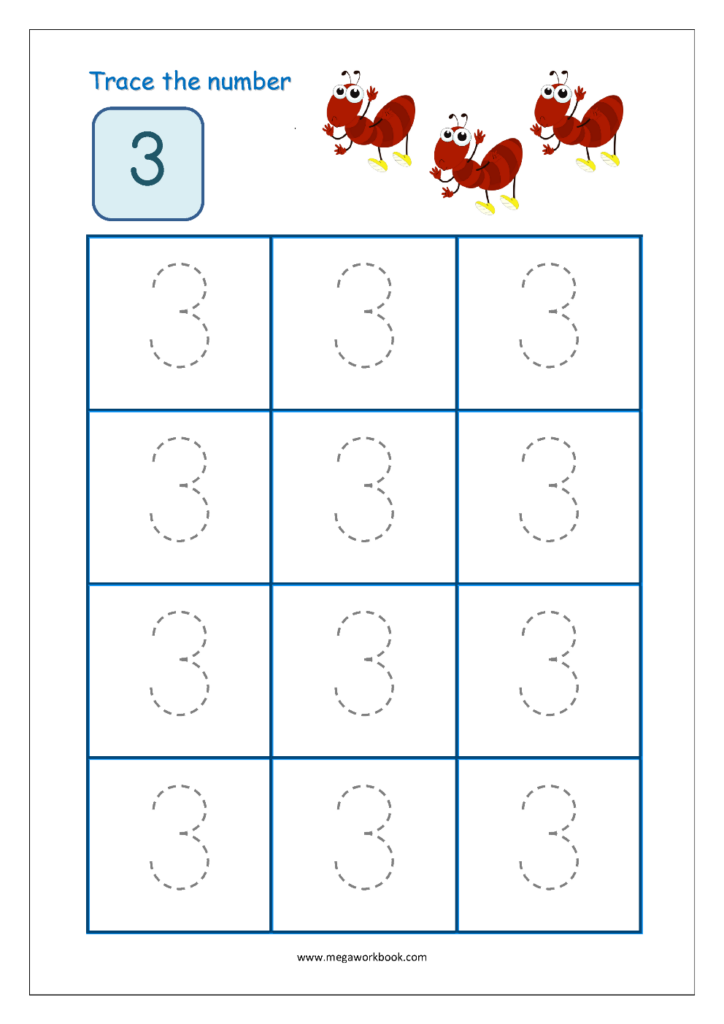 Number Tracing Worksheet 5 10 Name Tracing Generator Free