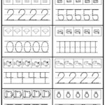 Number Tracing Worksheet free Download Now Kindermomma