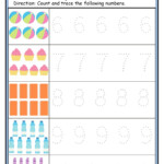 Number Tracing Worksheet Fun Teacher Files