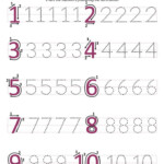 Number Tracing Worksheet Trace The Numbers 1 To 8 In 2022 Numbers