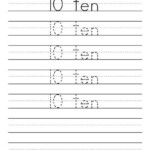 Number Tracing Worksheets 1 20