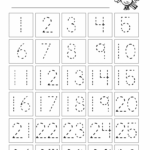 Number Tracing Worksheets PRINTABLE Kids Worksheets