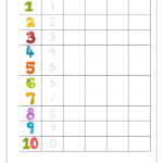 Number Tracing Worksheets Tracing Numbers 1 To 10 Writing Numbers 1