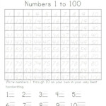 Number Worksheets 1 100 K5 Worksheets