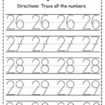 Numbers 1 50 Tracing Worksheets Worksheets PDF Tracing Worksheets