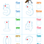 Numbers And Number Words Worksheet Free Printable PDF For Kids