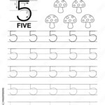 Numbers Tracing Worksheet 1 10 Writing Pages Handwriting Exercise For