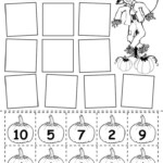 Printable Pumpkin Number Ordering Worksheet 1 10 Halloween