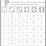 Roll A Number Handwriting Practice Writing Numbers Improve Your