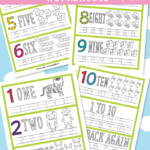 Simple Number Tracing Worksheets Easy Peasy And Fun