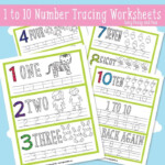 Simple Number Tracing Worksheets Easy Peasy And Fun Tracing