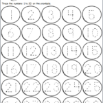 Snowball Math Trace Numbers To 30 Made By Teachers Kindergarten