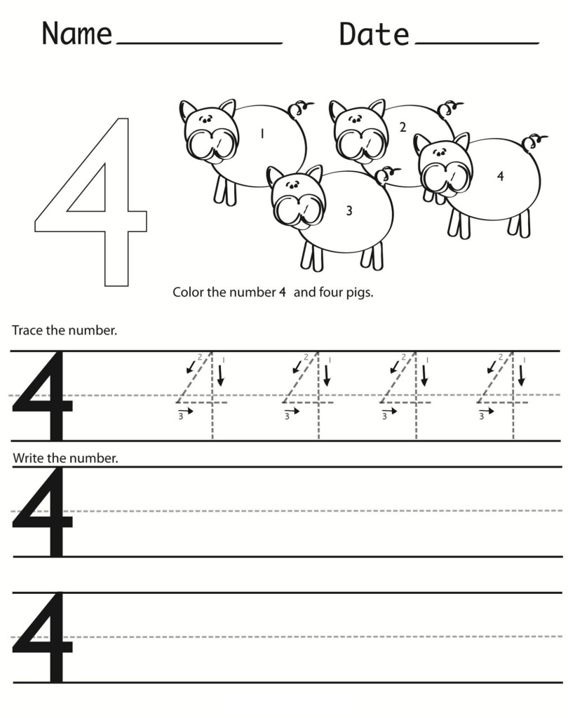 Teach Child How To Read Free Printable Worksheet 4 For Kindergarten