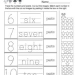 This Is A Fun Numbers Activity Worksheet Kids Can Trace The Numbers 6