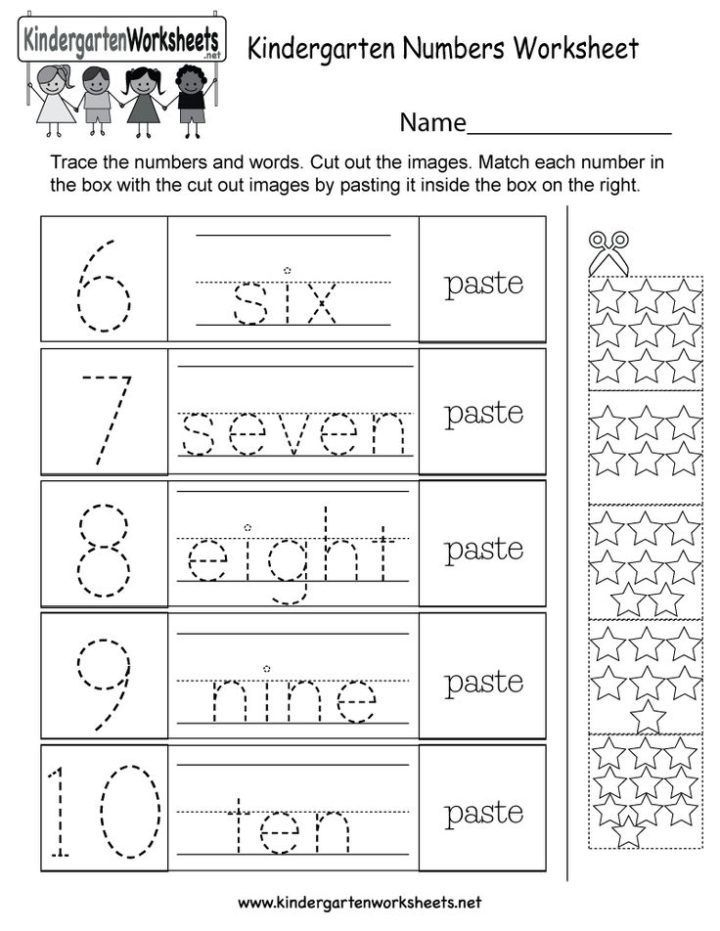 This Is A Fun Numbers Activity Worksheet Kids Can Trace The Numbers 6 
