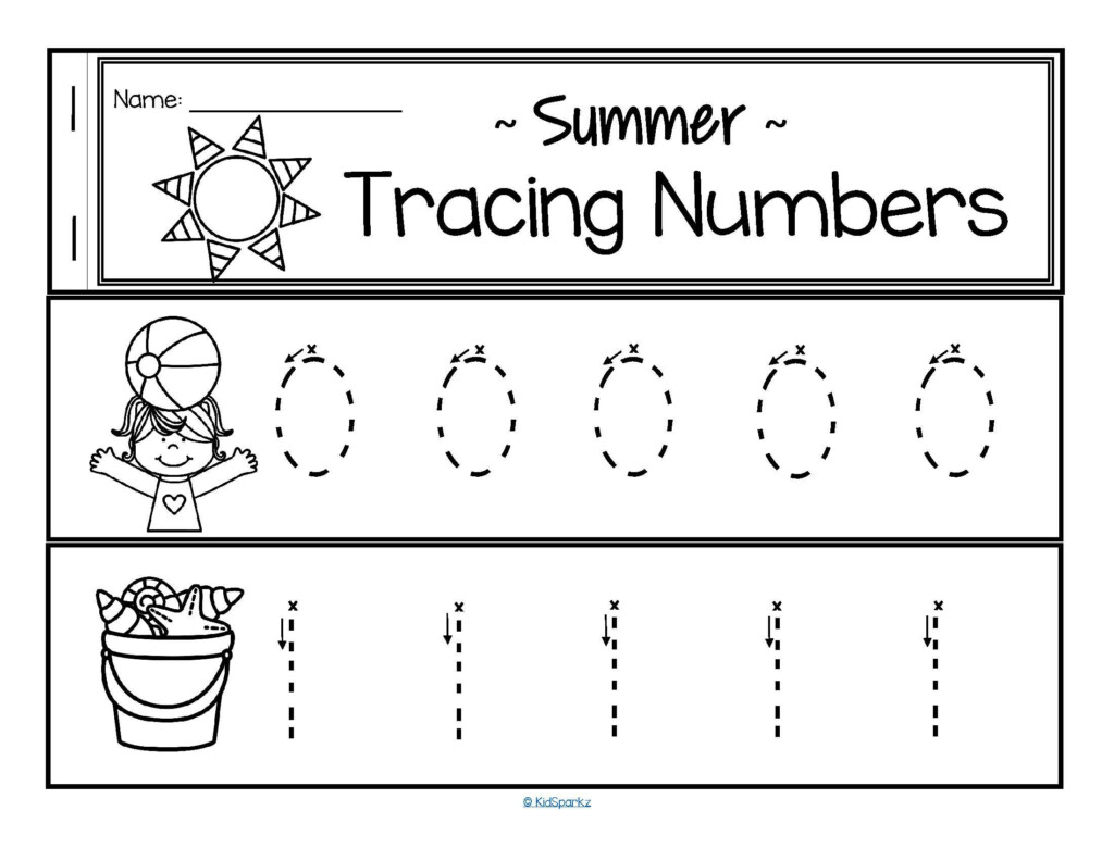 This Is A Set Of Simply Designed Number Tracing Strips For Early 