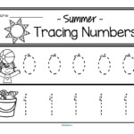 This Is A Set Of Simply Designed Number Tracing Strips For Early