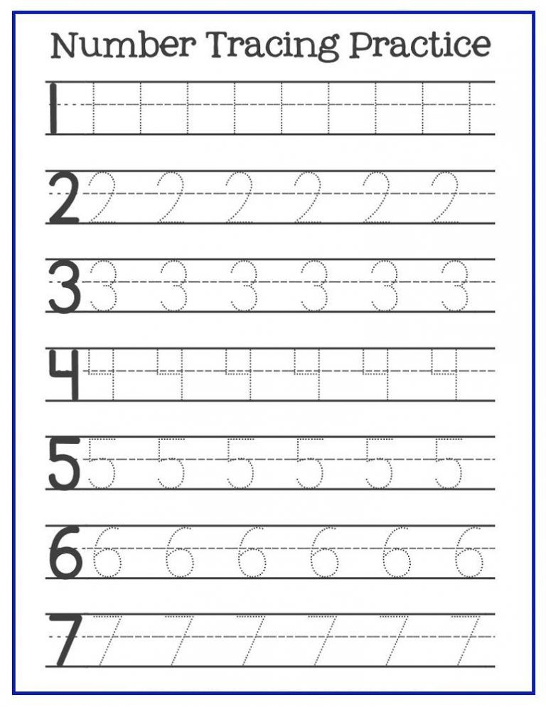 Trace Number Worksheets Pre k Educative Printable Pre K Worksheets 